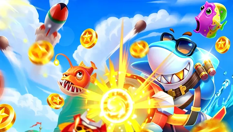 Golden coins and arcade game elements symbolizing a bonus offer, vibrant and exciting.